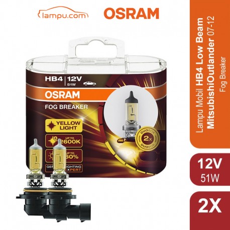 Jual Osram Lampu Kabut Mobil HB6 Fog Breaker 12V 51W - 9006FBR - Kuning - dg Harga Murah
