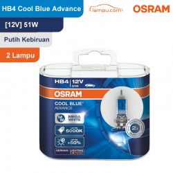 Jual Osram Lampu Mobil HB4 Cool Blue Advance 12V 51W - 69006CBA - Biru - dg Harga Murah