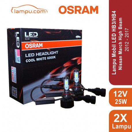OSRAM 69005/6CW Lampu LED Mobil HB3/HB4 - P20/22d -x - Cool White